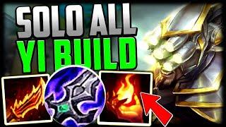 Master Yi SOLO EVERYONE BUILD - How to Play Master Yi & Carry For Beginners Season 14