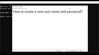 How to Create New User & Password in Oracle 19c| Oracle 19c tutorial| BhanuPriya