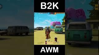 #short #b2k #freefire Born2kill vs 4 pro player fire fire video / B2k Awm short video| awm b2k video