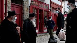 Greece's Mount Athos monks trust God and science to protect them from COVID