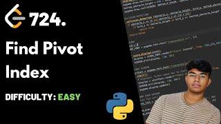 Find Pivot Index | LeetCode 724 | Theory + Python code