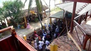 Buddhist Wedding View From My Room in Sri Lanka