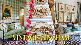 GINGHAM (The Charming Decor Trend YOU DIDN'T KNOW YOU NEEDED!)