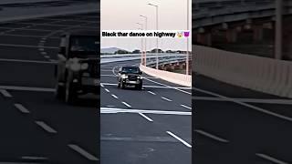 Black Fortuner dance on highwayBlack Thar dance on highway#dance#highway#black#thar#shorts#viral