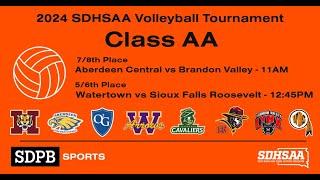 2024 SDHSAA Volleyball Championships Class AA (7/8th Place | 5/6th Place) | SDPB Sports