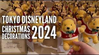 TOKYO DISNEYLAND CHRISTMAS 2024 DECORATIONS || food, souvenirs & merchandise! 日本 東京 迪士尼 ディズニ