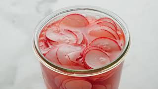 Spicy Quick Pickled Radishes