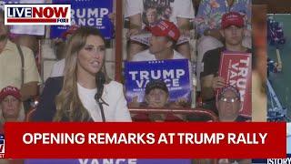 Trump lawyer Alina Habba introduces Trump at PA rally | LiveNOW from FOX