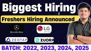 Mercedes Benz, LG Soft Biggest New Hiring Announced | Off Campus Drive 2022, 2023, 2024, 2025