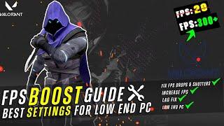  VALORANT - ULTIMATE FPS BOOST (Low End PC) / BEST SETTINGS IN 2021 ️️