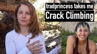 Can I Survive Crack Climbing with @tradprincess ?