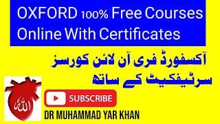 Free Certificate from Oxford Online Courses |Link in Description | Free Online Courses