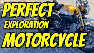 Honda Monkey Is A Perfect Exploration Bike - Are Small Motorcycles Safer?