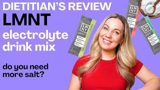 LMNT Electrolyte Drink Mix Review (NOT SPONSORED) by a dietitian