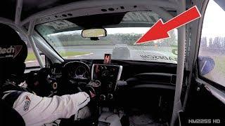 Subaru WRX STi Sedan TIME ATTACK Beast OnBoard in the Rain with Amazing SOUND!