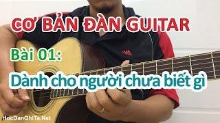 TỰ HỌC GUITAR CƠ BẢN Bài 1: Đàn Guitar Thùng - những điều cơ bản nhất cho người mới học