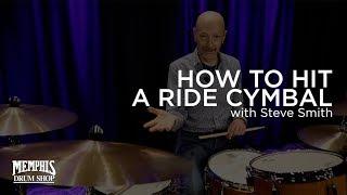 How to Hit a Ride Cymbal with Steve Smith