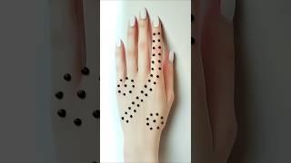 Simple Mehndi Design Trick #mehndi #creativehenna #mehndidesign #henna