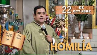 EVANGELIO DE HOY martes 22 de octubre del 2024 - Padre Arturo Cornejo