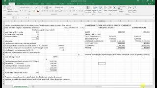 BUSINESS DATA ANALYSIS(BDA)-FLEXIBLE BUDGET AND OPERATING VARIANCES [PART 2]