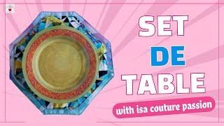 coudre set de table tuto couture @Isa couture Passion