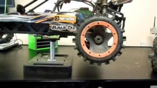 New UberRC Viper Zero Growth Tires on Hpi Baja Flux