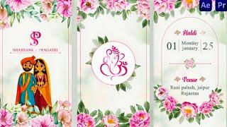 FLORAL Wedding Invitation Video Templates Made EASY for Beginners!