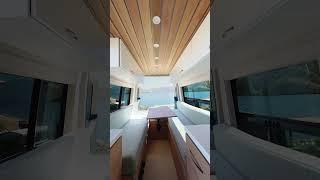 What’s more beautiful? The van or the view?  #vanlifevoyages #campervans #sprintervanconversion
