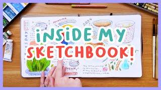 Sketchbook Tour! Goldline Art Journal