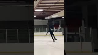 This one was messy but it felt easy #figureskating #tripleaxel