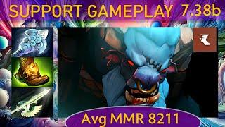 ⭐ 7.38b Spirit Breaker |K+A-D - 33 KP - 71%| Support Gameplay - Dota 2 High MMR