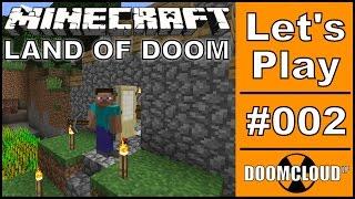 Let's Play Minecraft Land of Doom #002 - Ich habe Feuer gemacht :) [ deutsch / gameplay / 1080p ]