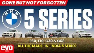 Every BMW 5 Series generation made in India | Gone But Not Forgotten special | @evoIndia