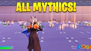 VAULTED ITEMS in Fortnite Creative MAP CODE! (OG Mythics)