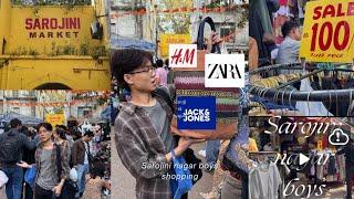 Zara HnM for just rs 200 at Sarojini for  boysfashion  || huge sarojini Haul