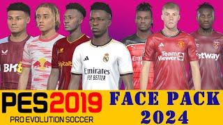 PES 2019 New face pack Smoke Patch Face Update 2024