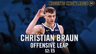 Nuggets Knowledge: Christian Braun's Huge Offensive Leap This Season