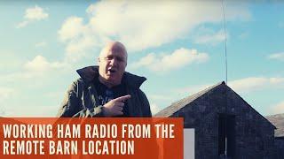 Overnight ham radio in a remote barn | data modes | Space station ham radio | amateur radio