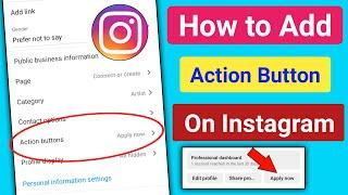 How to Add Action Button on Instagram Profile 2024। Add Action Button to Instagram Profile