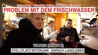 #1080 UNDICHT! ES TROPFT! WASSERLACHE IM VAN! Waren, Müritz Besuch, Front Loader & Abschied