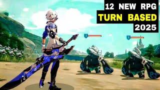 Top 12 New TURN BASED Game RPG Android & iOS 2025 | Best Graphic RPG Turn-Based Game Mobile !!