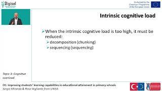 DIGISEL O1 - Topic 3.1.1,  Intrinsic cognitive load