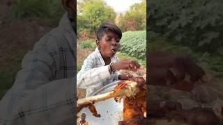 Matan leg  chicken leg pices vs Prabhu challenge Prabhu dev #shorts  #food #foodchallenge1m