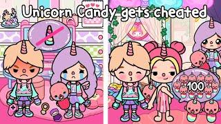 Unicorn Candy gets cheated  Sad Story | Toca Life Story | Toca Boca | Toca Life World