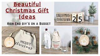 BEAUTIFUL CHRISTMAS GIFT IDEAS * DIY High End gifts using Cricut Smart Materials * BlondieNextDoor