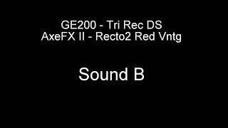 Mooer GE-200 vs Axe FX II - High Gain Rhythm Comparison