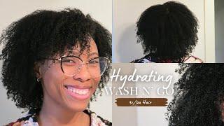 Hydrating Wash & Go Routine for 3C/4A Natural Hair | Full Step-by-Step Routine