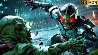 Zombie virus breaks out on Earth, and the guy is forced to become a Kamen Rider to protect the Earth