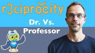 Which Is The Correct Title For A PhD Holder - Dr. Or Professor?