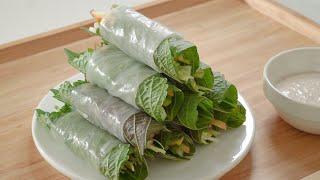 I ate this vegetable rolls everyday and lost 10kg (Healthy Weight Loss Recipe)